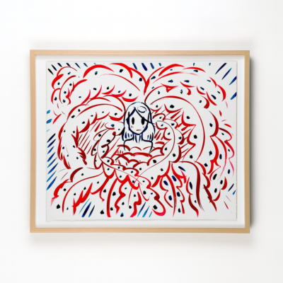 Takeru Amano — Work on Paper #4, 2025